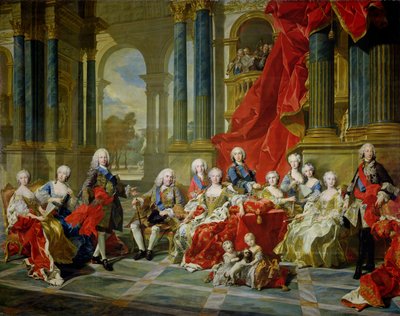 The Family of Philip V, 1743 by Louis Michel van Loo